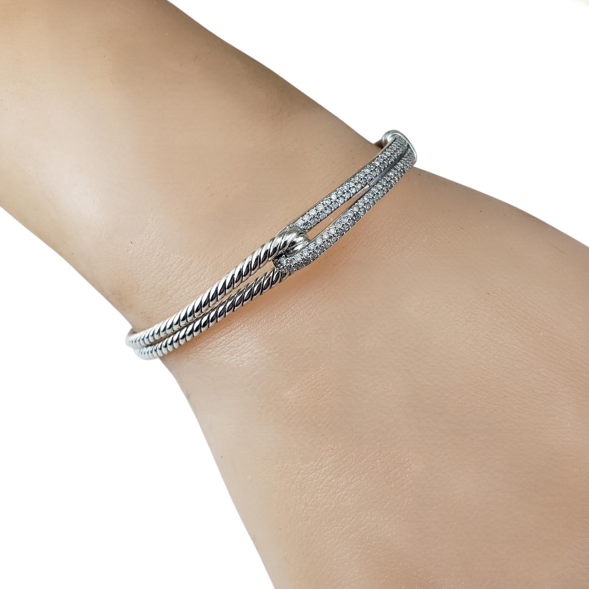 David Yurman Bracciale a Labirinto in argento e diamanti #23113 in vendita 2