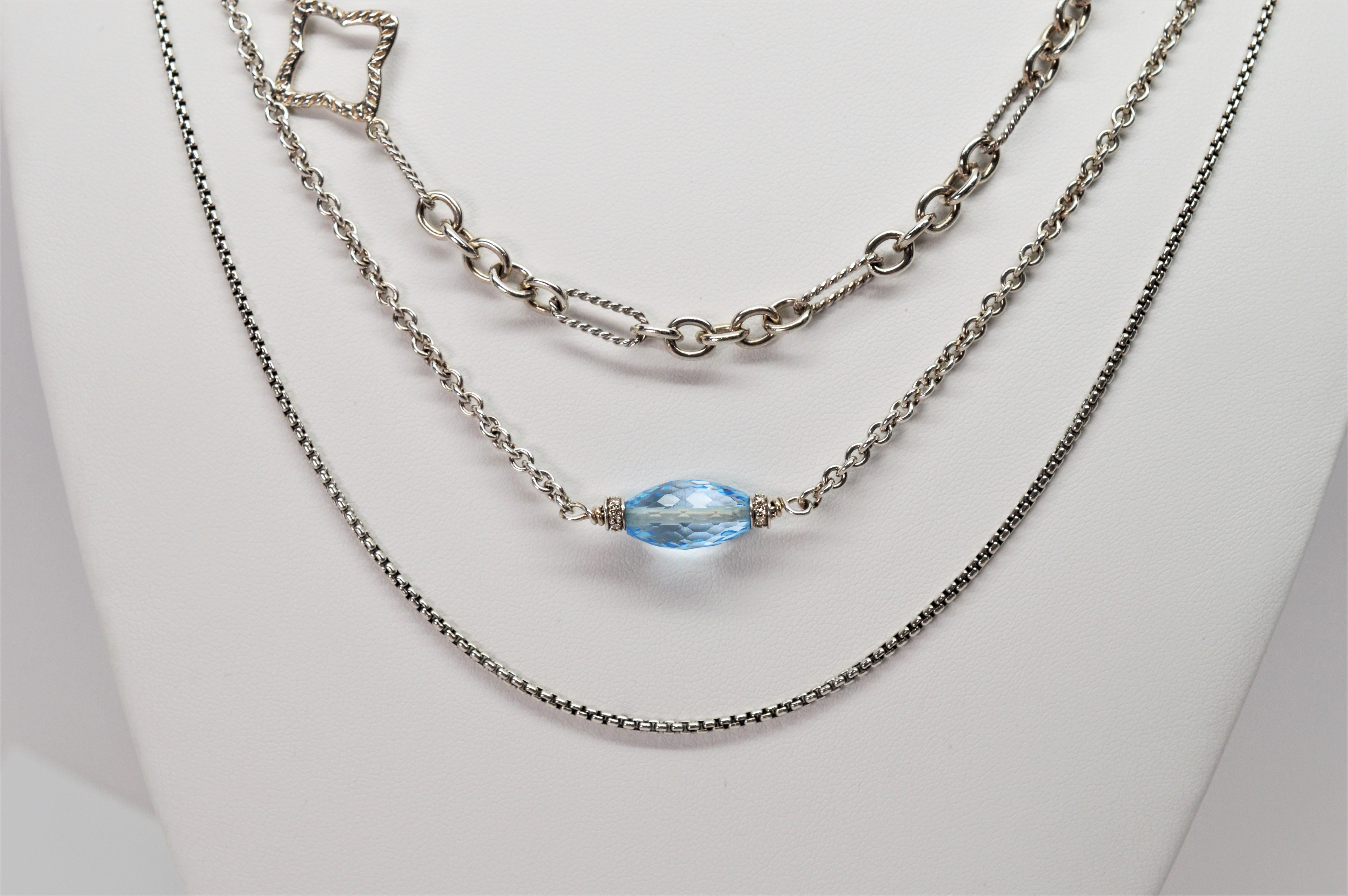 david yurman blue topaz necklace