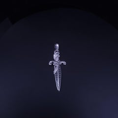 David Yurman Sterling Silver & Black Diamond Dagger Enhancer