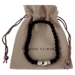 David Yurman Sterling Silver  Black Onyx 6mm