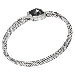 David Yurman Sterling Silver Black Onyx with Diamonds Bracelet B12308DSSABODI