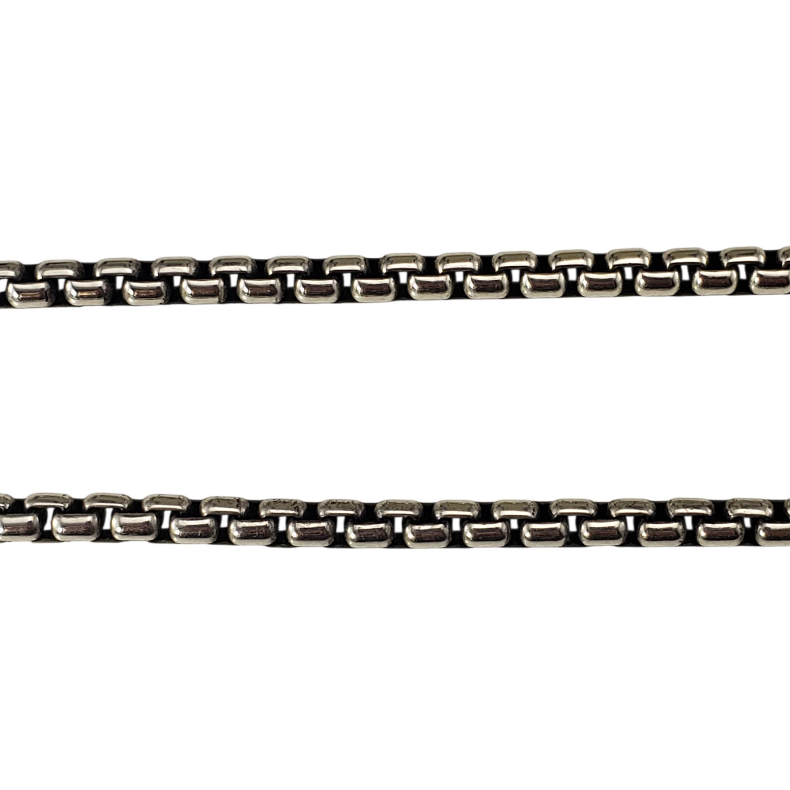 Contemporaneo David Yurman Collana a catena in argento sterling #23015 in vendita