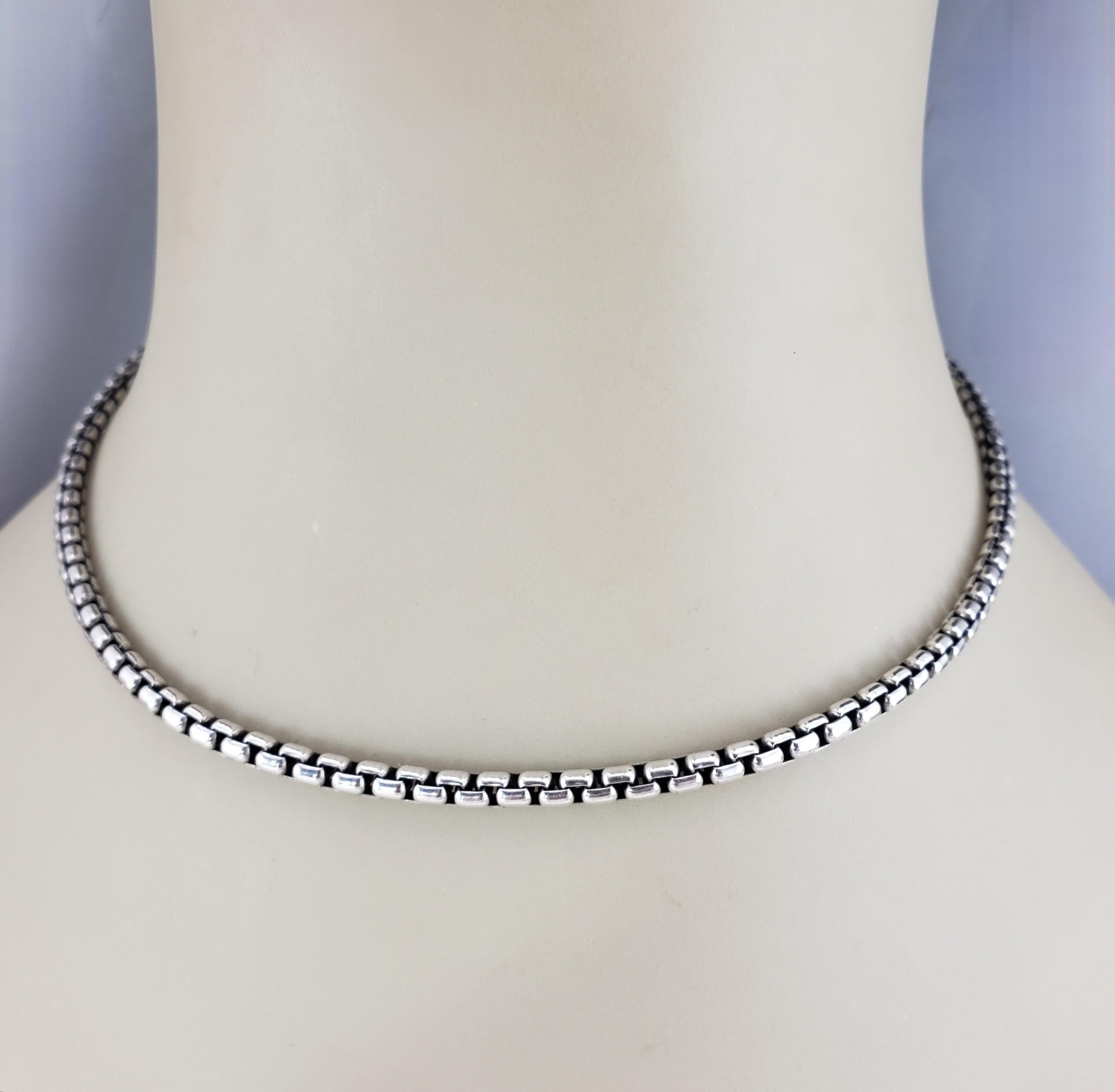 David Yurman Collana a catena in argento sterling #23015 in vendita 1