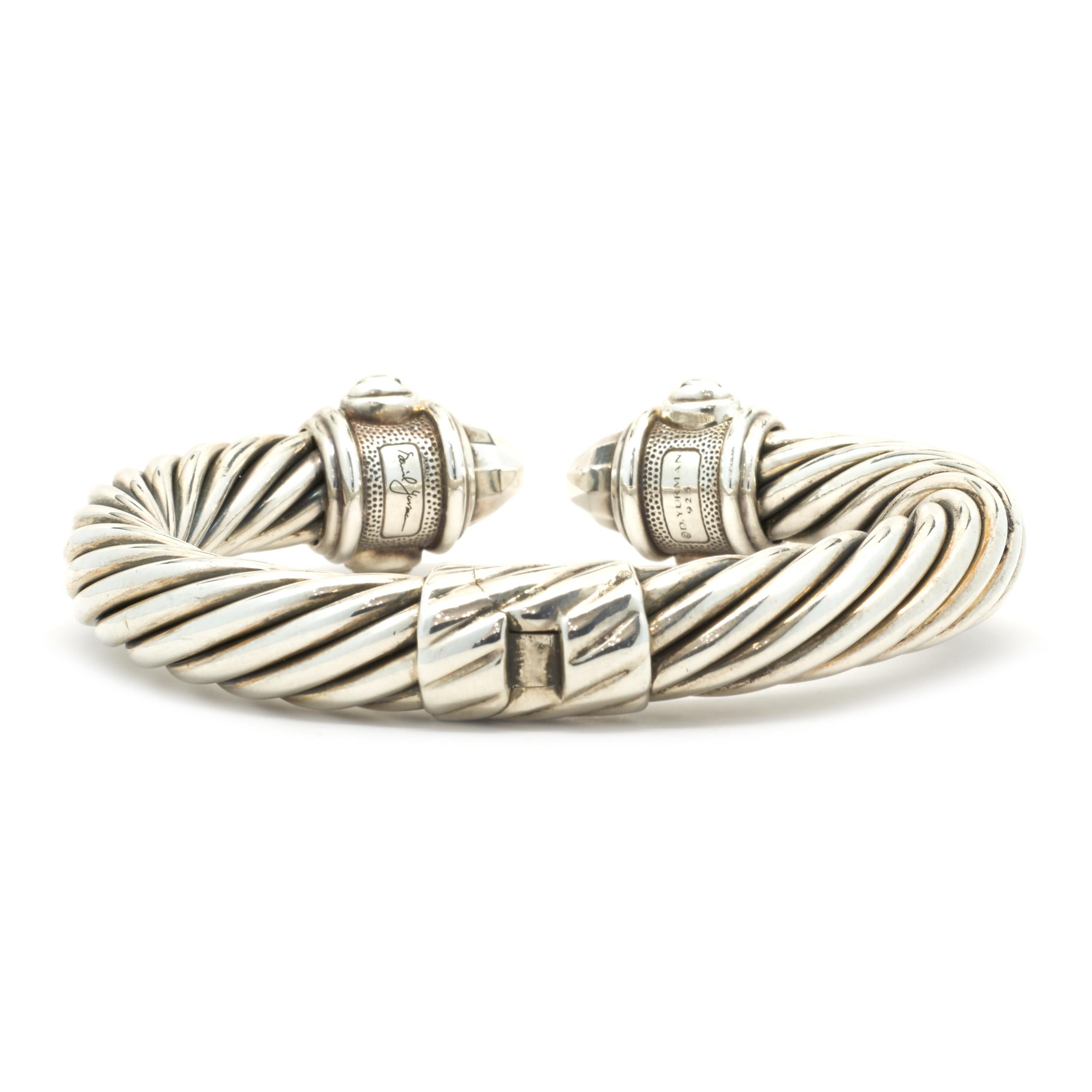 Designer: David Yurman
Material: Sterlingsilber
Gewicht: 59,96 Gramm