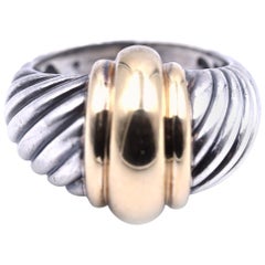 David Yurman Sterling Silver Cable Dome Ring