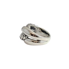 David Yurman Sterling Silver Cable Infinity Knot Ring
