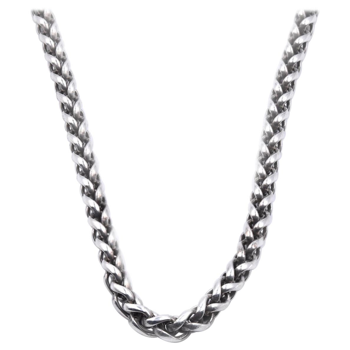David Yurman Sterling Silver Cable Necklace