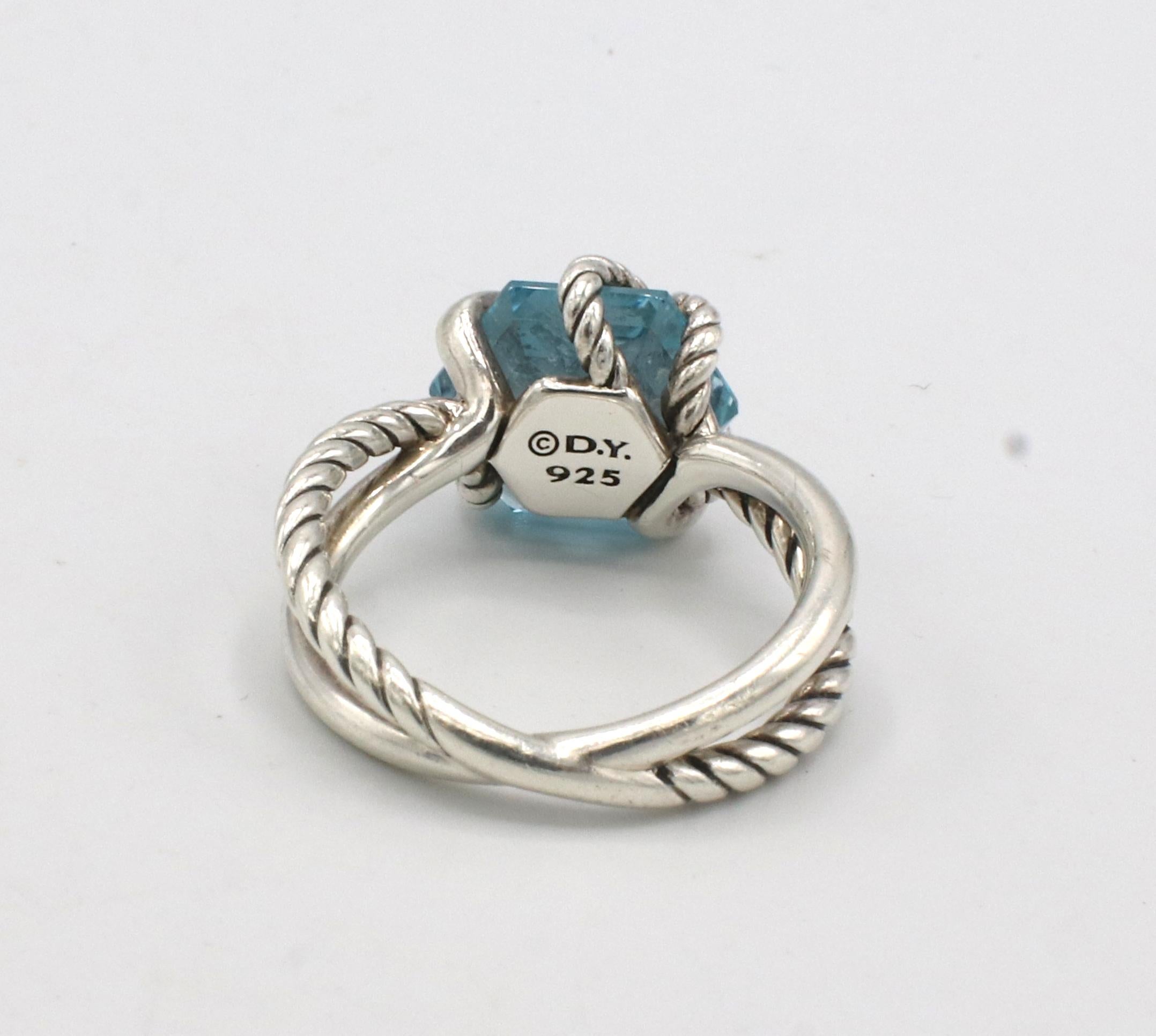 silver cable ring