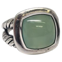 David Yurman Sterling Silver Chalcedony Albion Ring Size 9 #22227