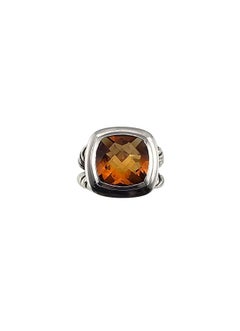 David Yurman Anello in argento Citrino Albion Misura 8,5 #23603