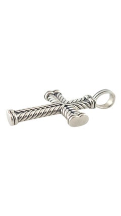 David Yurman Sterling Silver Cross Pendant #17458