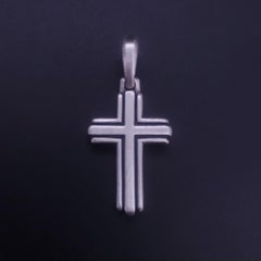 David Yurman Sterling Silver Cross Pendant 34mm