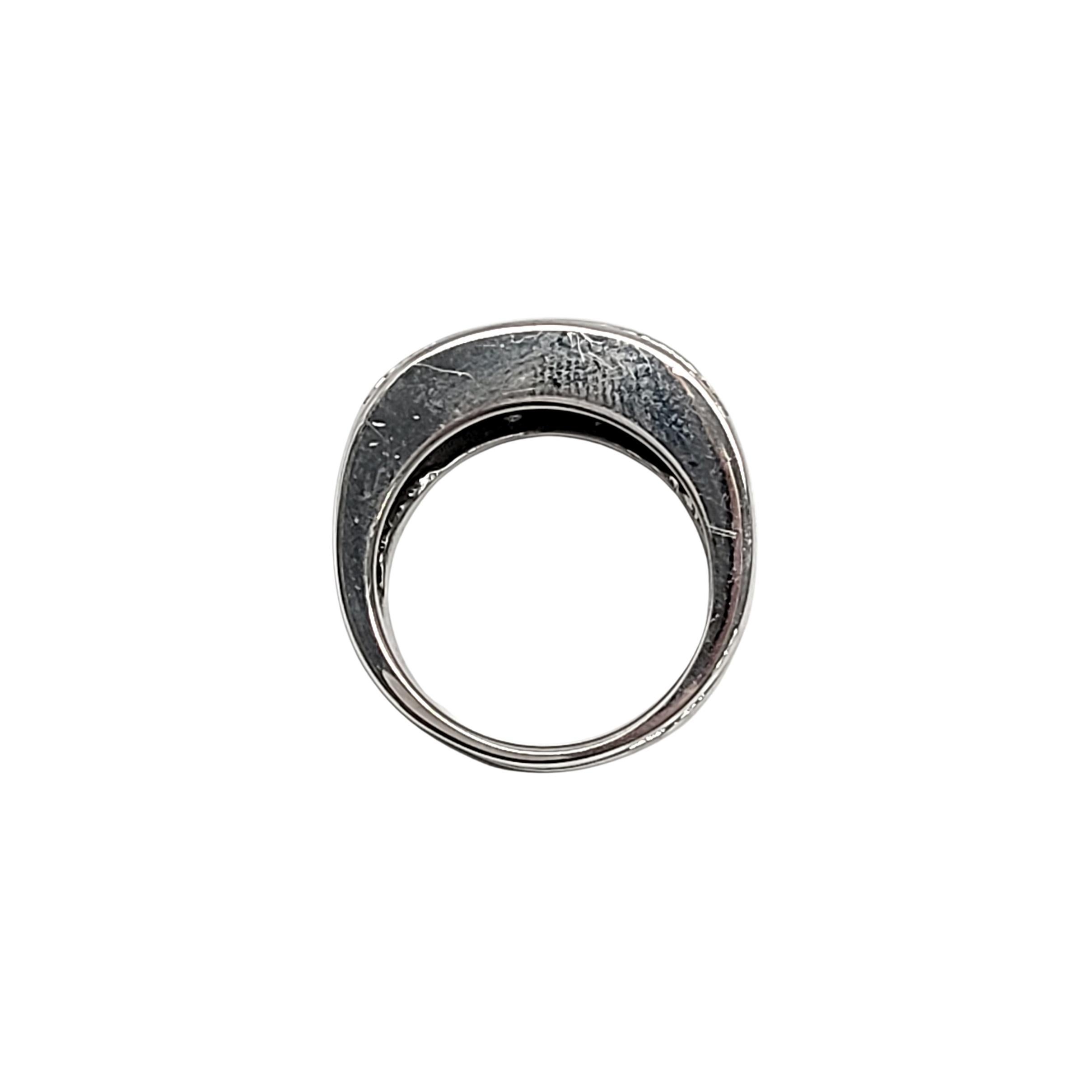 Women's David Yurman Sterling Silver Diamond Cigar Cable Ring