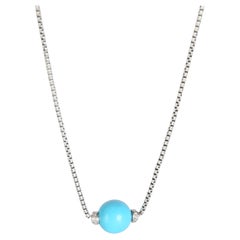 David Yurman Sterling Silver Diamond Solari Necklace