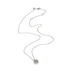 David Yurman Sterling Silver Diamond Starburst Pendant