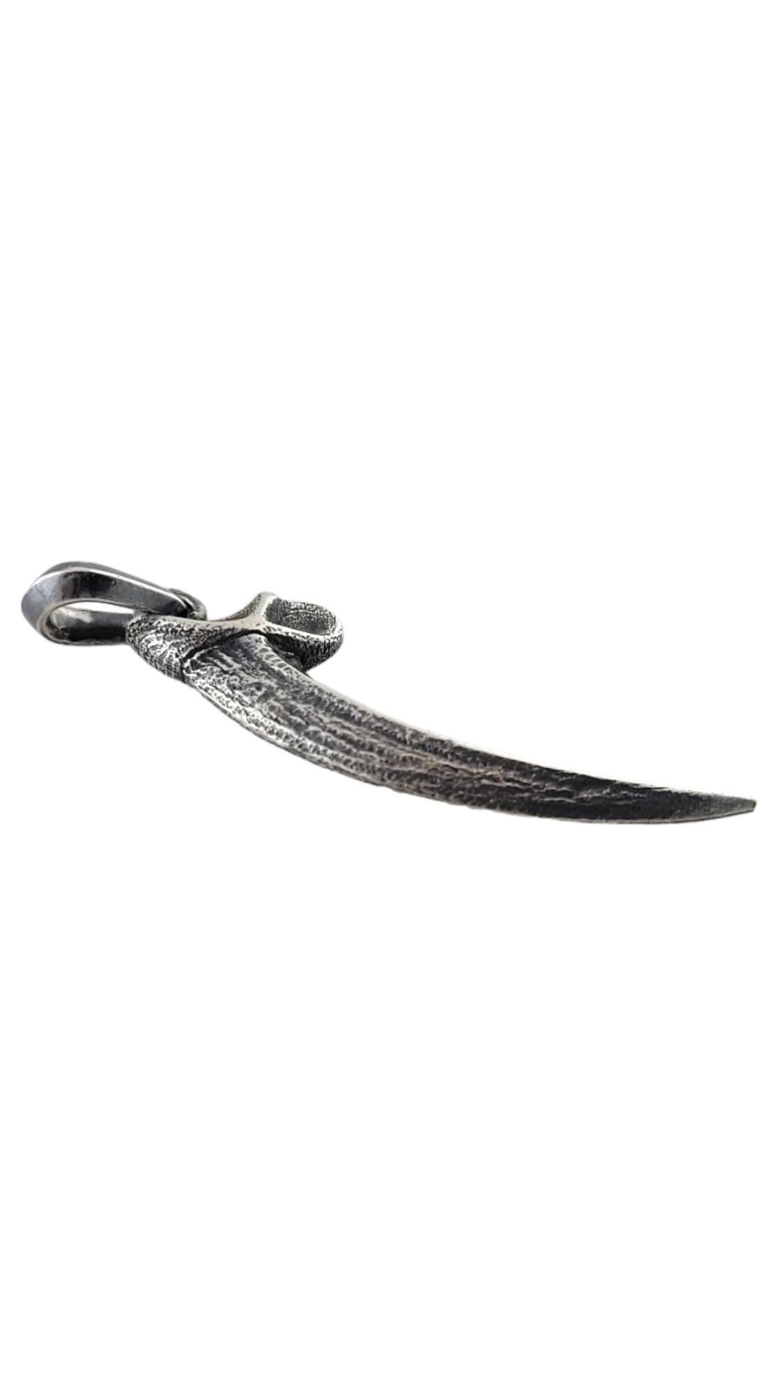 David Yurman Sterling Silver Eagle Talon Amulet #17409 In Good Condition For Sale In Washington Depot, CT