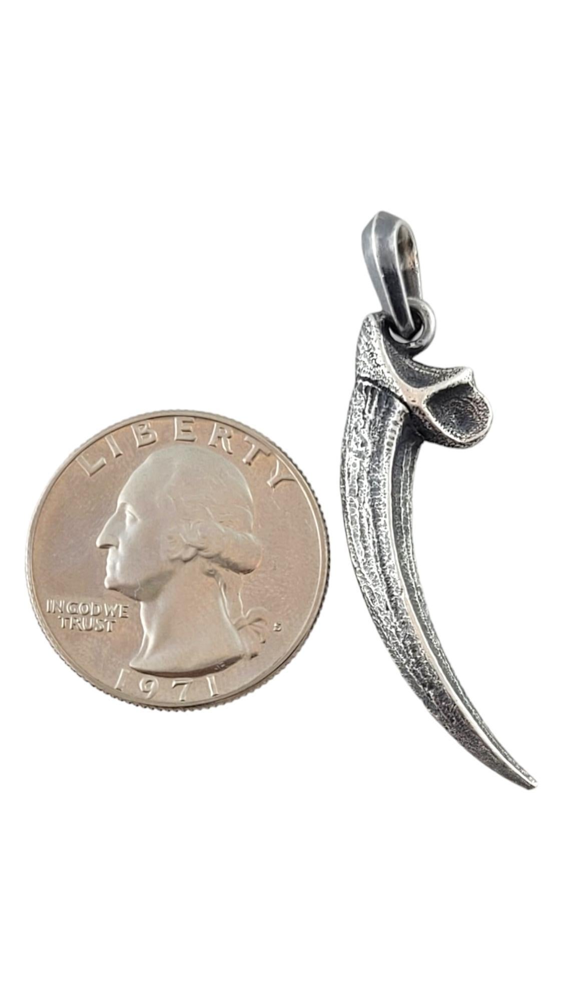 David Yurman Sterling Silver Eagle Talon Amulet #17409 For Sale 2