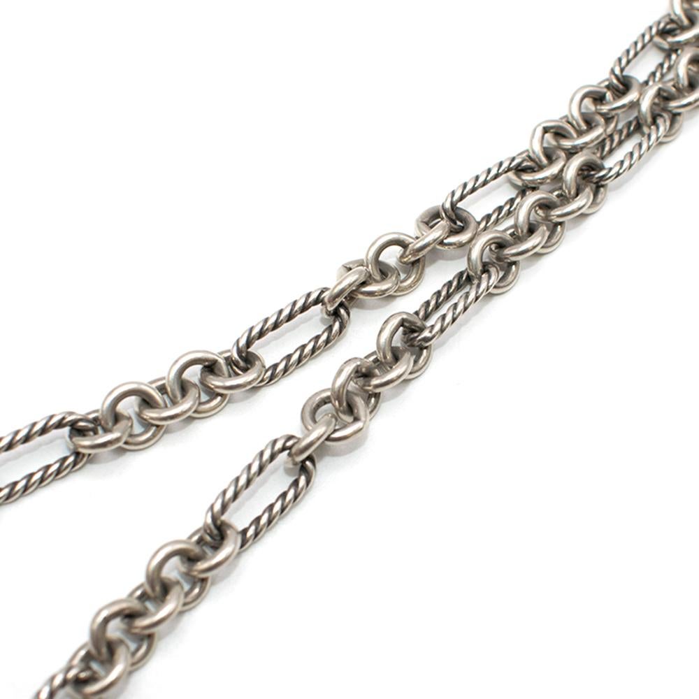 Women's David Yurman Sterling Silver Figaro Cable Necklace