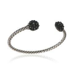 David Yurman Sterling Silver Hematite Osetra Berries Bracelet