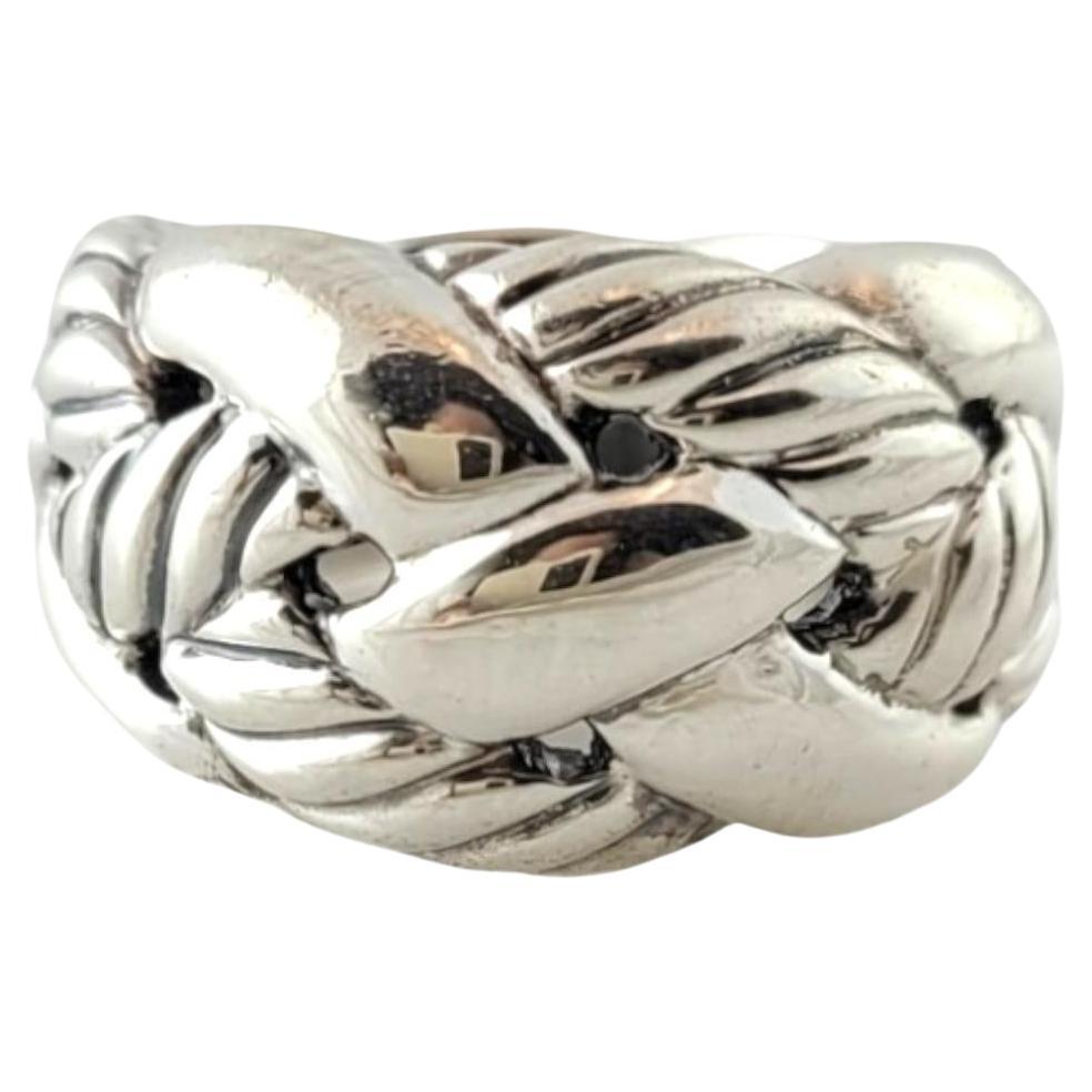 David Yurman Sterling Silver Knotted Braided Rope Ring Size 5.75 #17788 ...