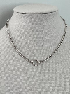 David Yurman Sterling Silver Lexington Paperclip Chain Necklace