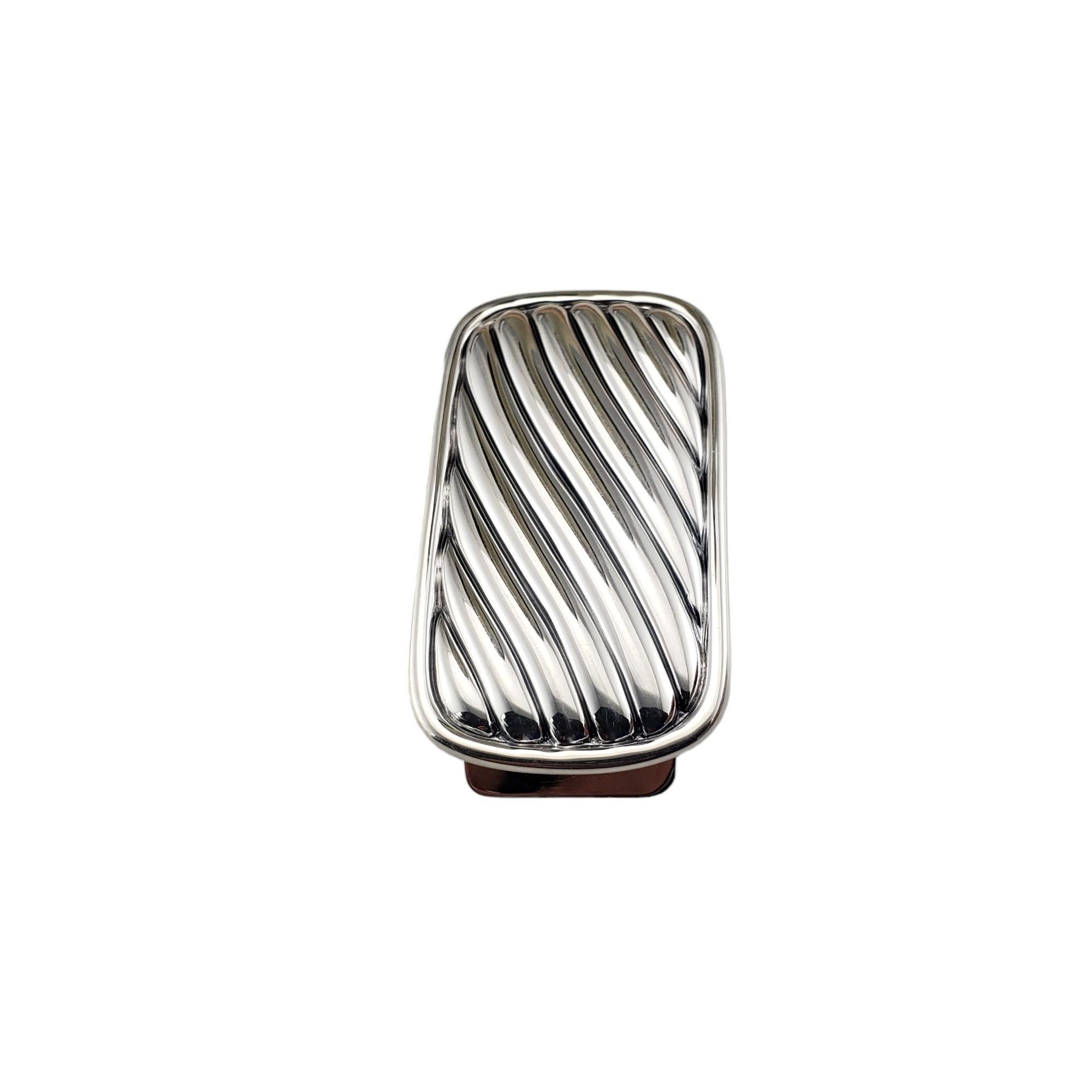 David Yurman Sterling Silver Money Clip #15639 In Good Condition For Sale In Washington Depot, CT