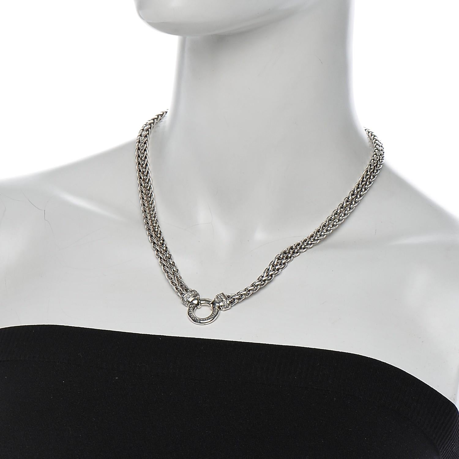 david yurman pave necklace