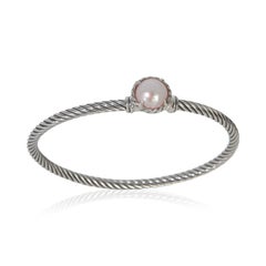 David Yurman Bracciale Chatelaine di perle in argento sterling