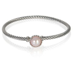 David Yurman Bracciale Chatelaine di perle in argento sterling