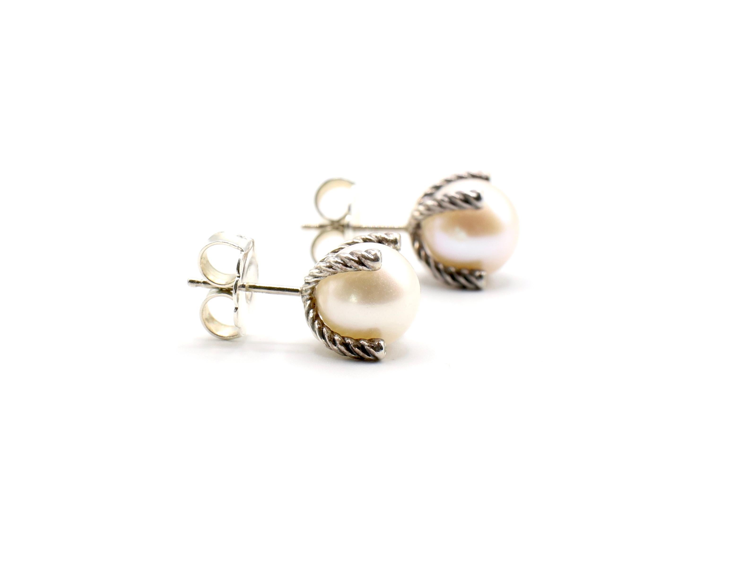 david yurman pearl earrings