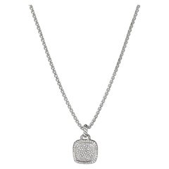 David Yurman Sterling Silver Pendent with Diamonds D12488DSSADI