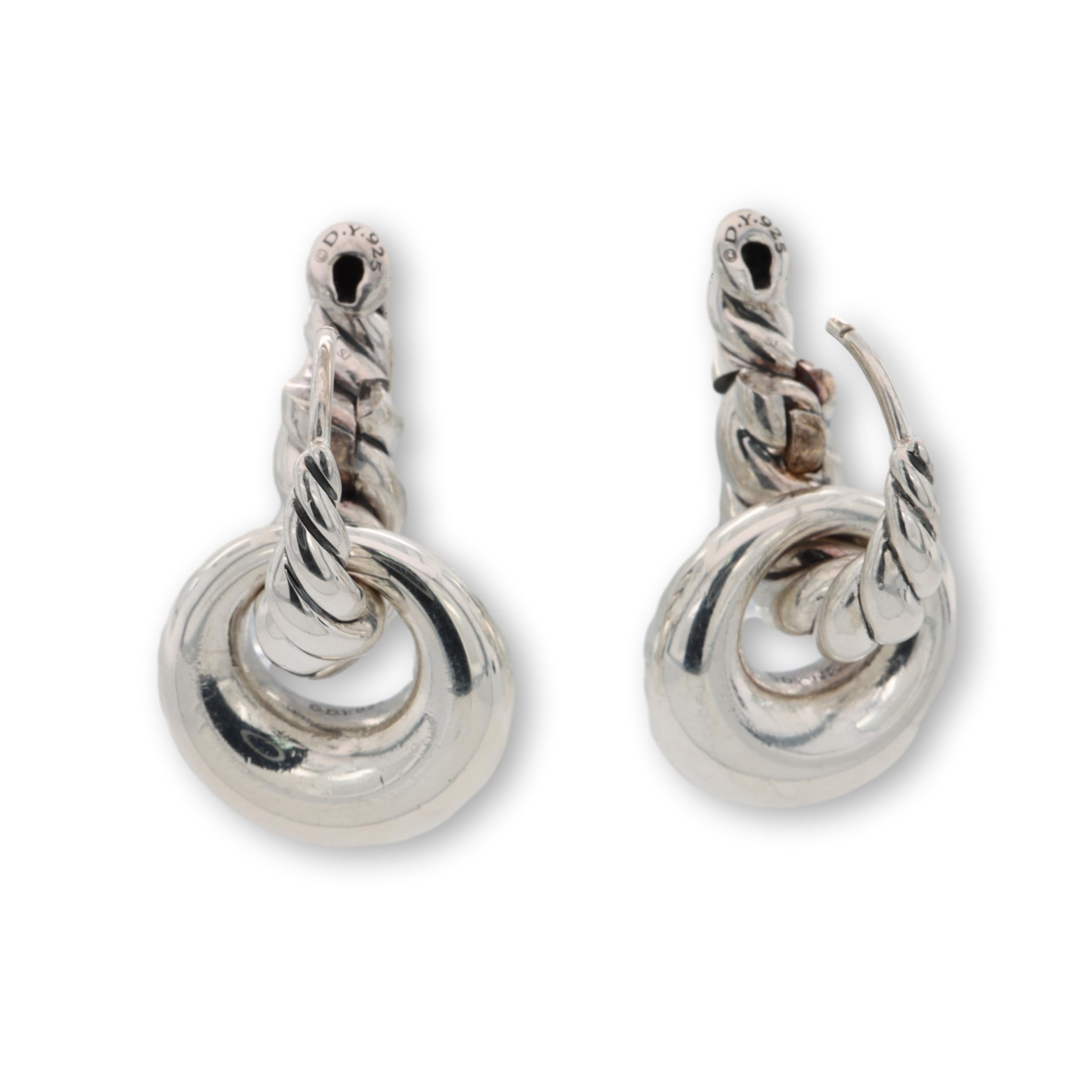 sterling silver door knocker earrings