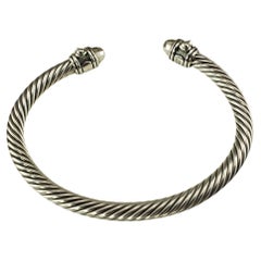 Vintage David Yurman Sterling Silver Renaissance Cuff Bracelet #22964