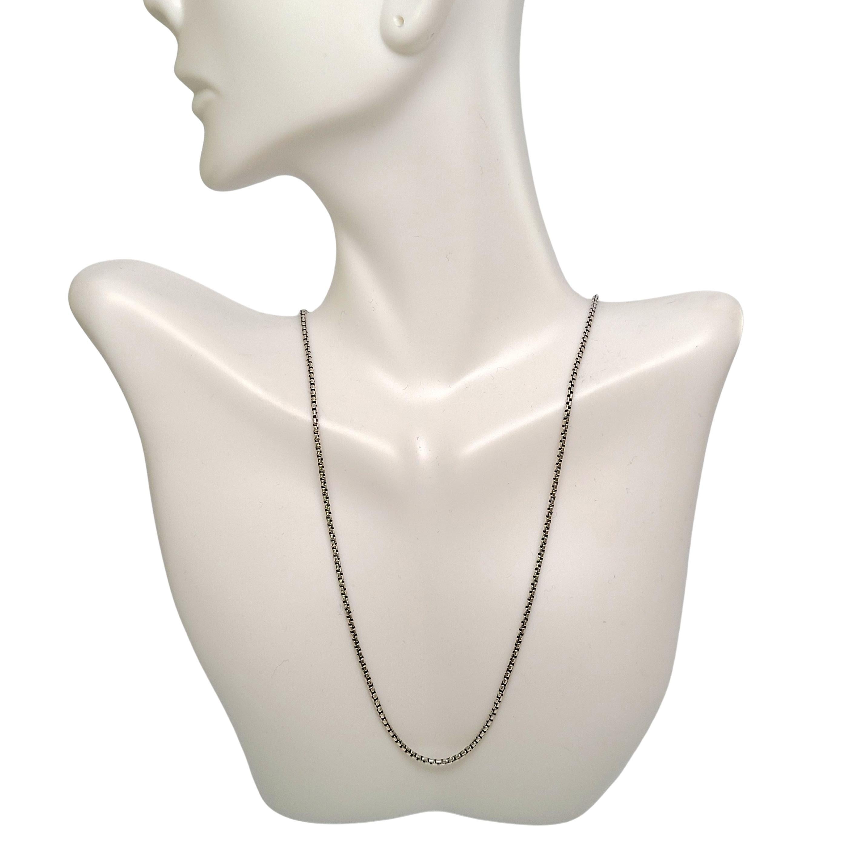 Women's David Yurman Sterling Silver Small Double Box Chain