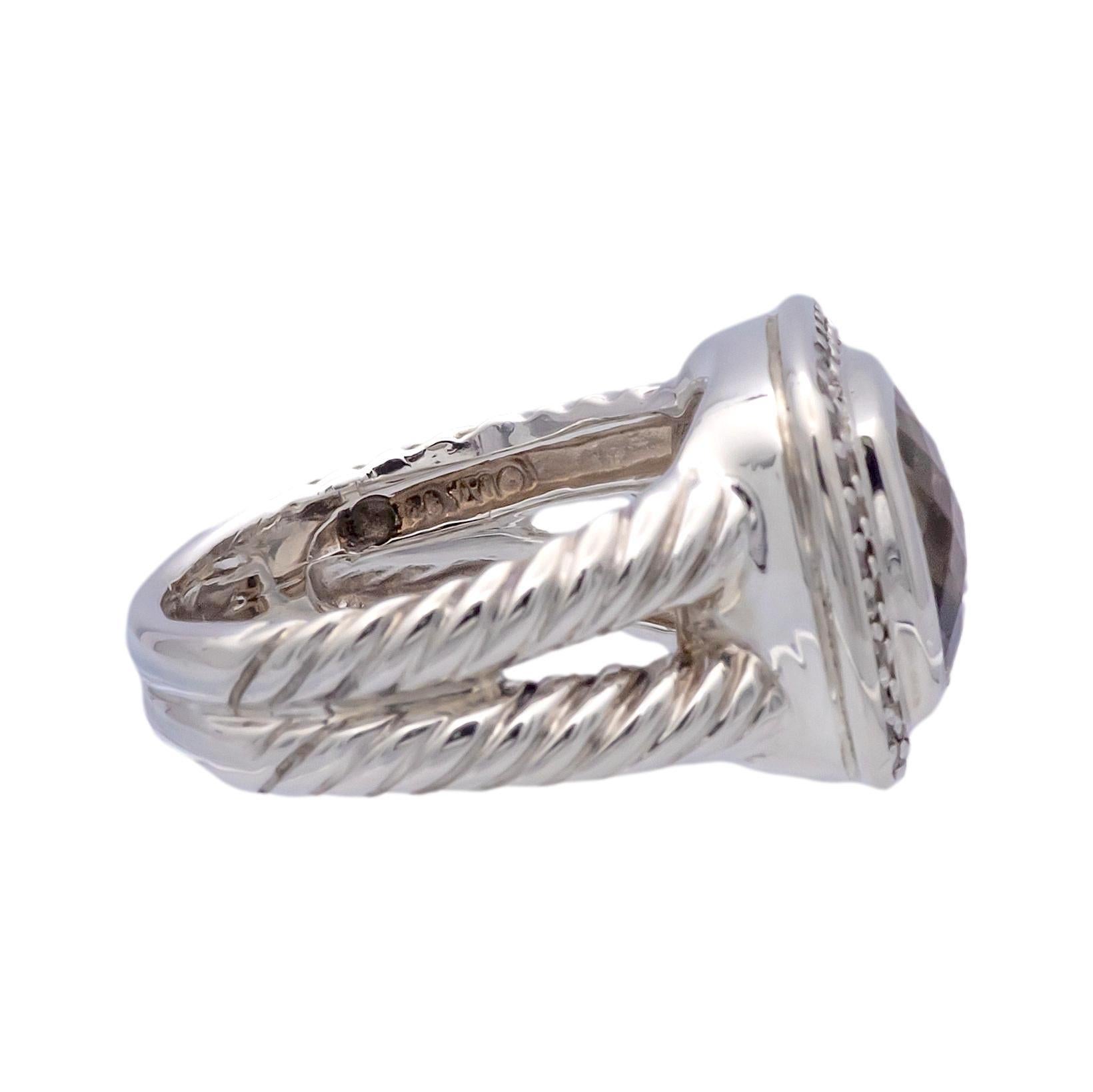 david yurman smoky quartz ring