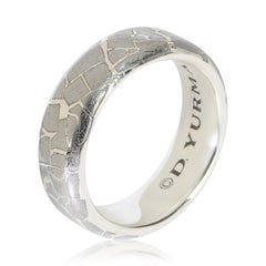 David Yurman Sterling Silver  Streamline Meteorite Band