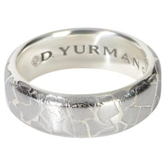 David Yurman Sterling Silver  Streamline Meteorite Band
