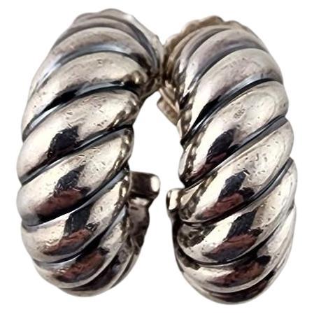 David Yurman - Cerchi in argento con cavo ritorto #22903