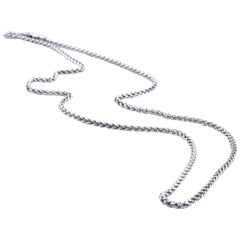 David Yurman Sterling Silver Wheat Chain
