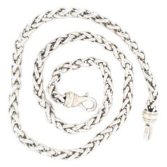 David Yurman Sterling Silver Wheat Chain