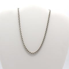 David Yurman Sterling Silver Wheat Chain Necklace