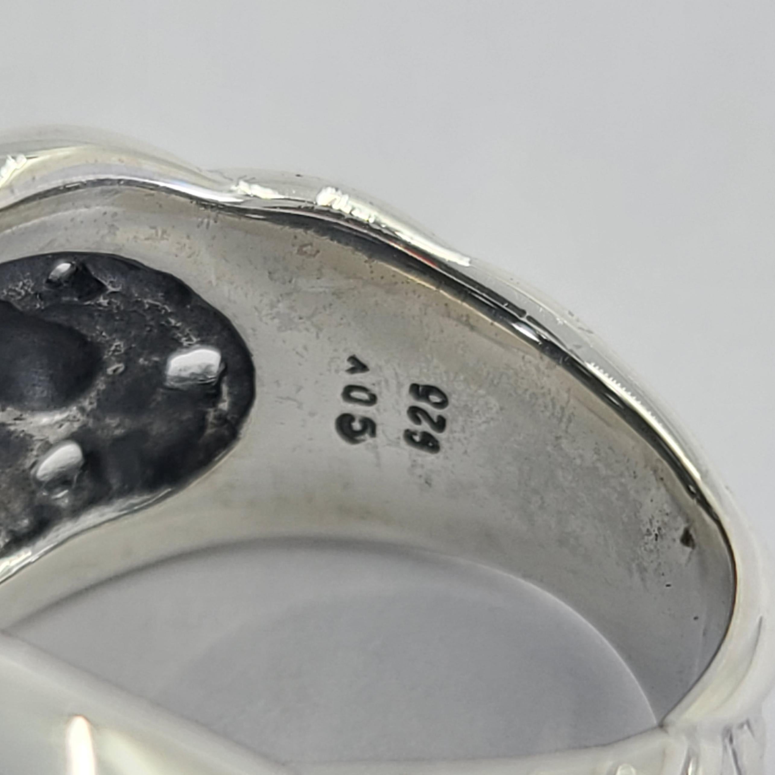Women's or Men's David Yurman Sterling Silver Woven Dome Ring