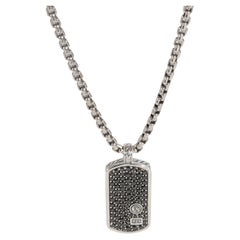 David Yurman: Hängeleuchte aus Sterlingsilber mit schwarzem Streamline-Diamant 1,51 Karat
