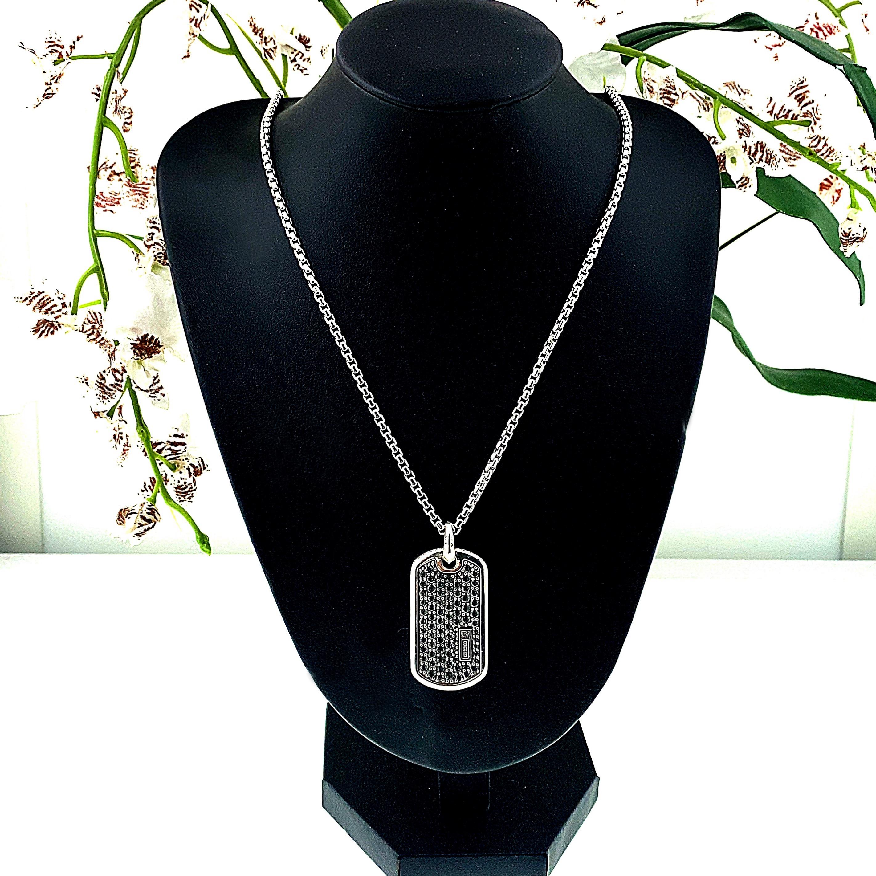 david yurman tag necklace