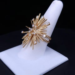 David Yurman Supernova Ring with Diamonds in 18K Yellow Gold