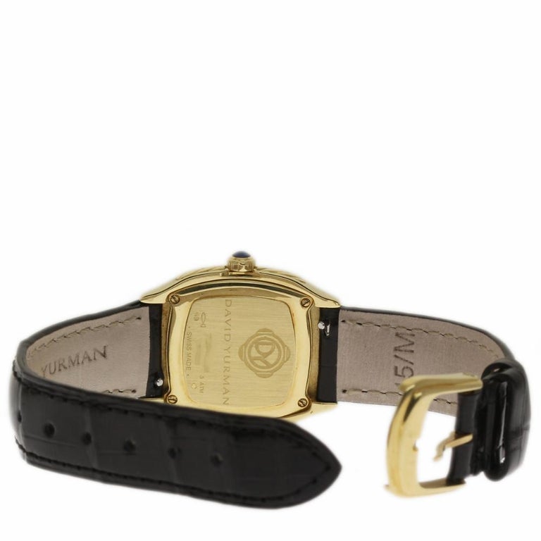 David Yurman T304X588 Thoroughbred Gold MOP Diamond Leather 2 Year