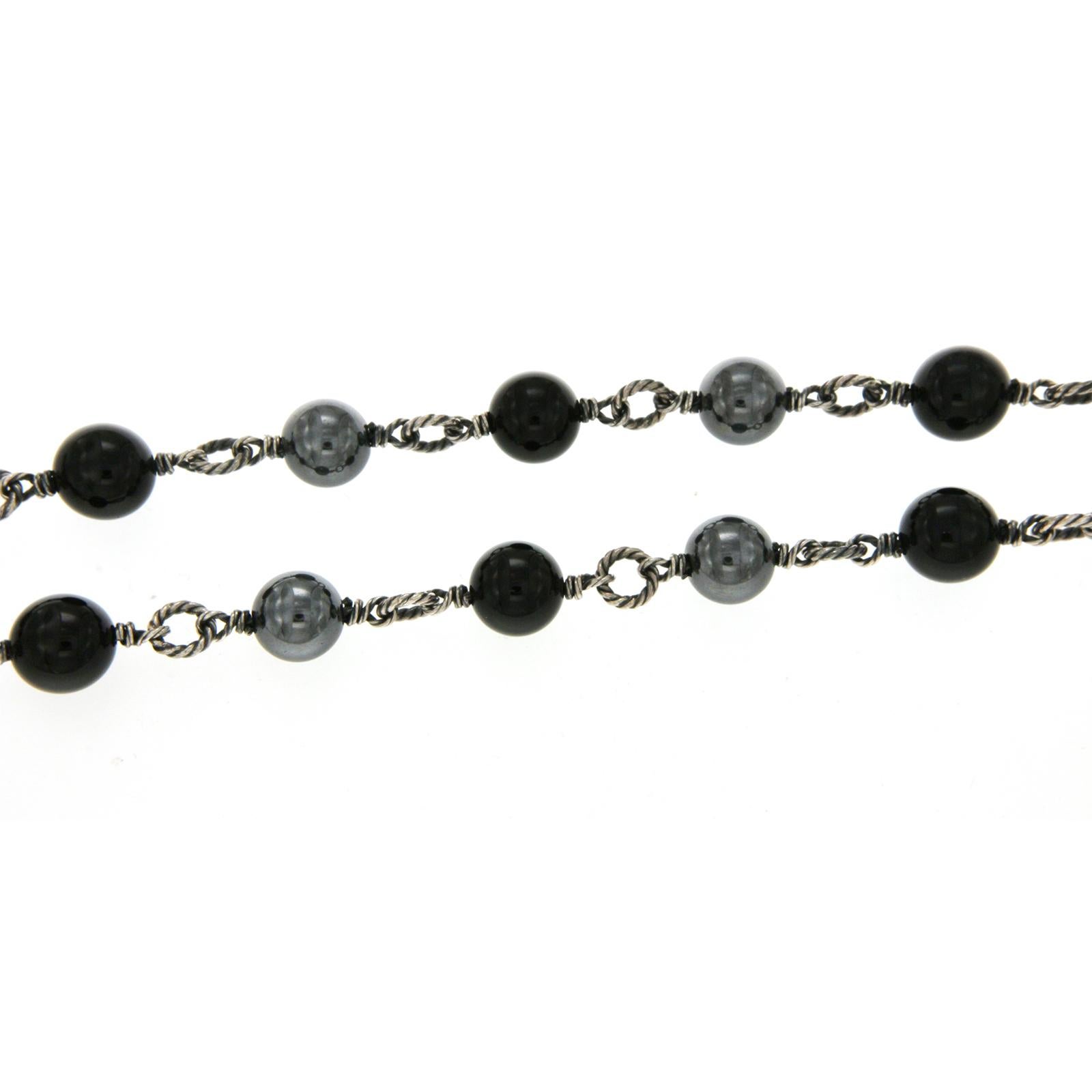 david yurman black pearl necklace
