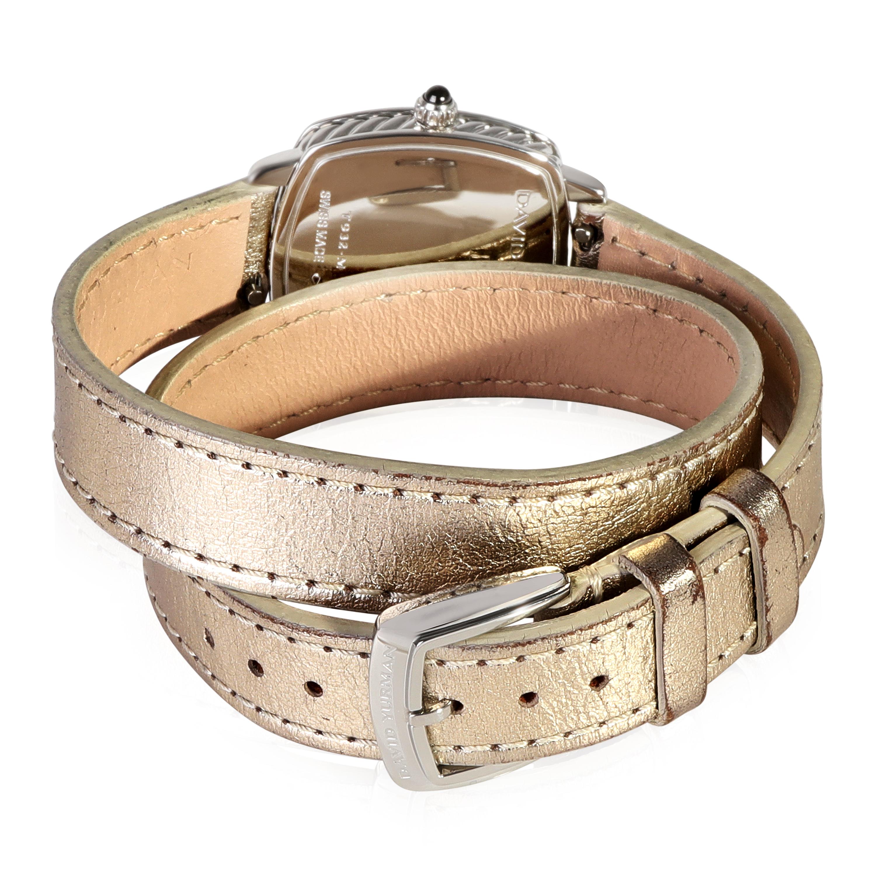 David Yurman Thoroughbread T932M Women's Watch in Stainless Steel For Sale at 1stDibs david