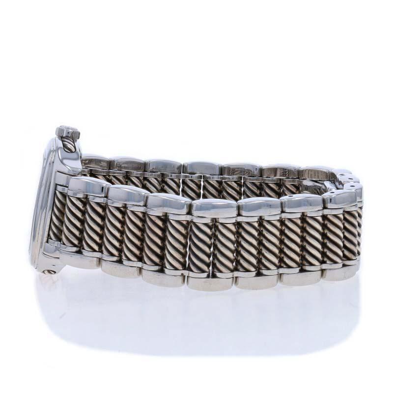 David Yurman Thoroughbred MOP Diamant Damenuhr T304-XSST Sterling925 1YrWnty 1