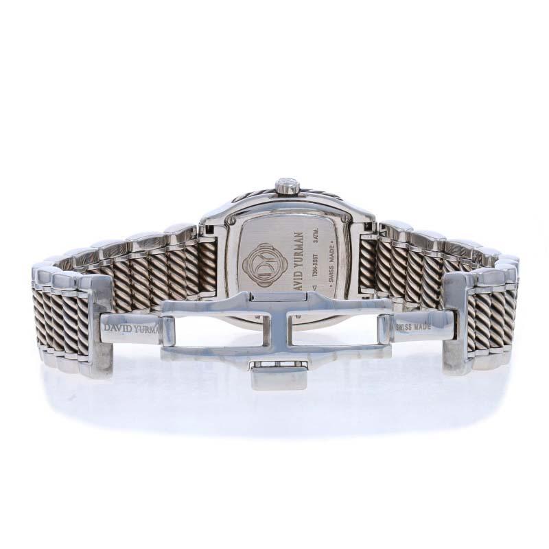 David Yurman Thoroughbred MOP Diamant Damenuhr T304-XSST Sterling925 1YrWnty 2